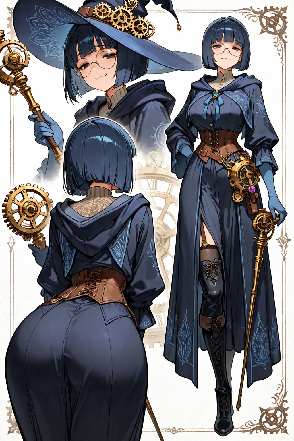 スチームパンク風魔女