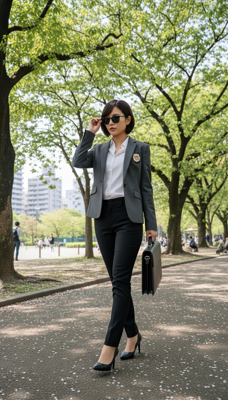 Gemini実写特集　女刑事の代々木公園捜査