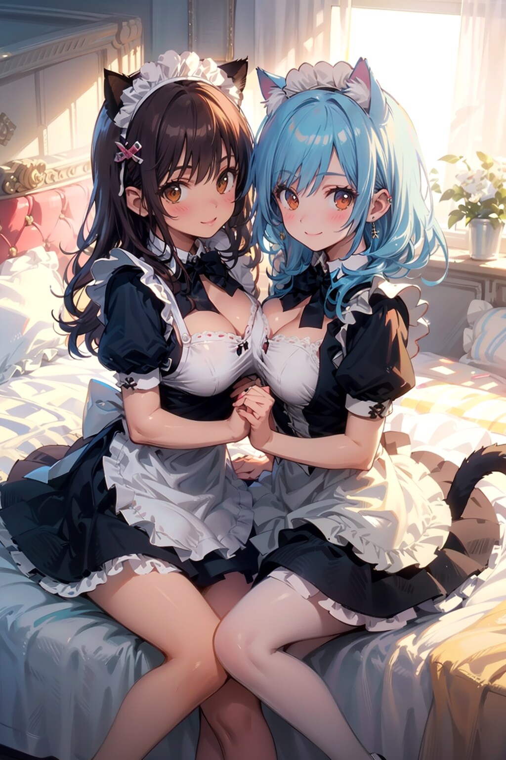 ふたりの猫耳メイドさん