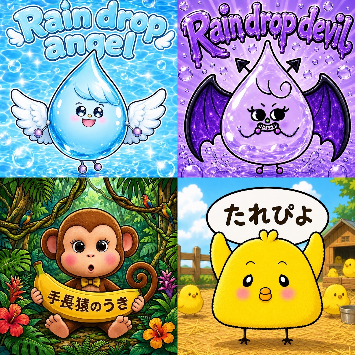 手描き出身キャラ達 コレクションサムネ用 | の人気AIイラスト・グラビア