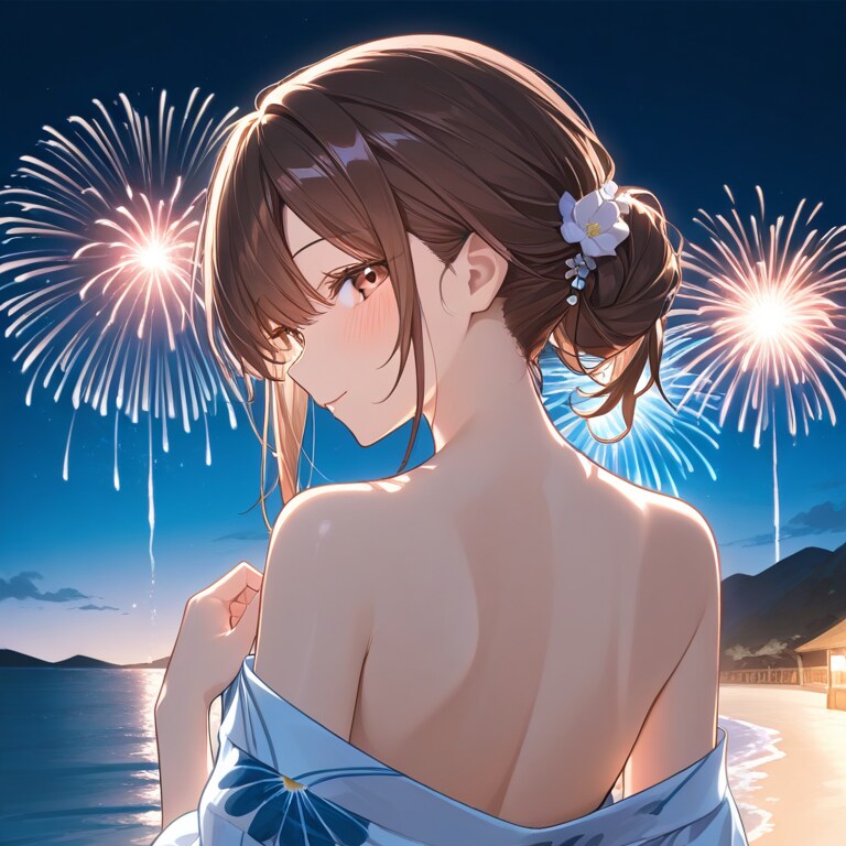 花火か私どっちが綺麗？