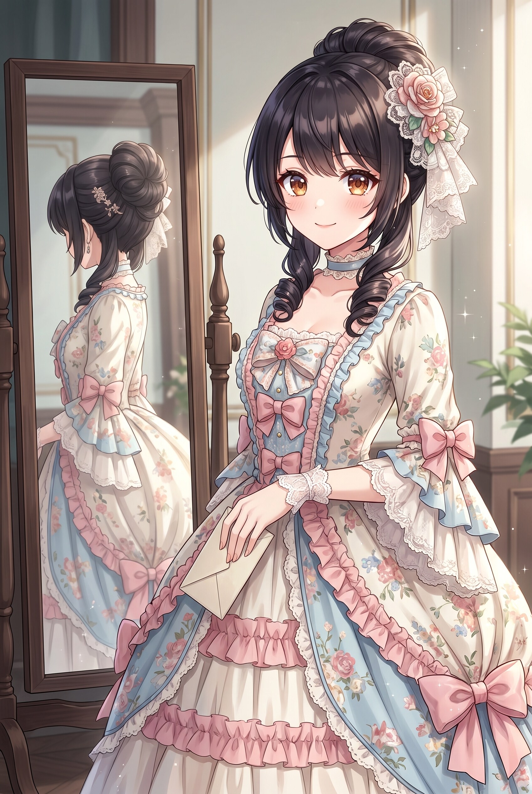 鏡花綺羅の薔薇姫 | の人気AIイラスト・グラビア