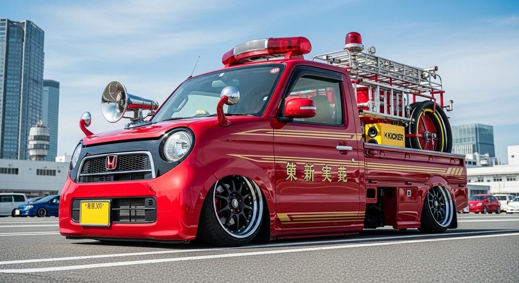 N-ONE消防車のドリ車