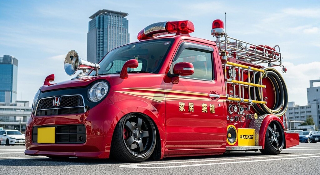 N-ONE消防車のドリ車