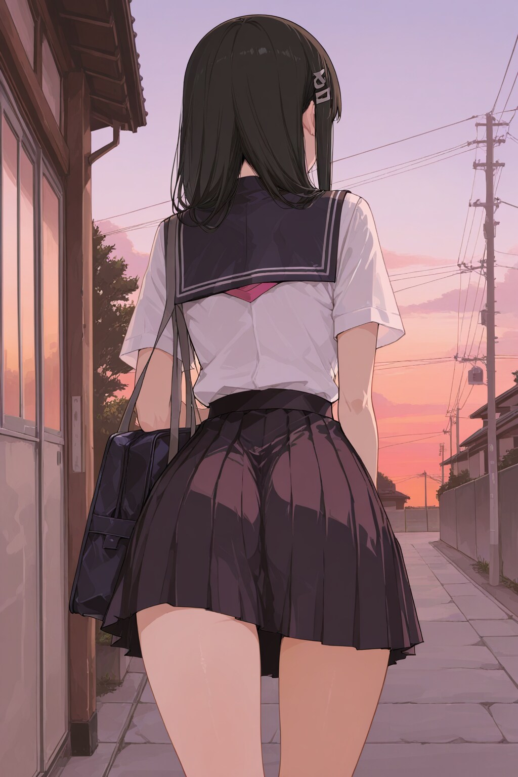 学校帰りのJK