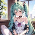 ミク様の足コキ 2枚目