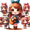 ちびキャラミュージシャンさん 2枚目