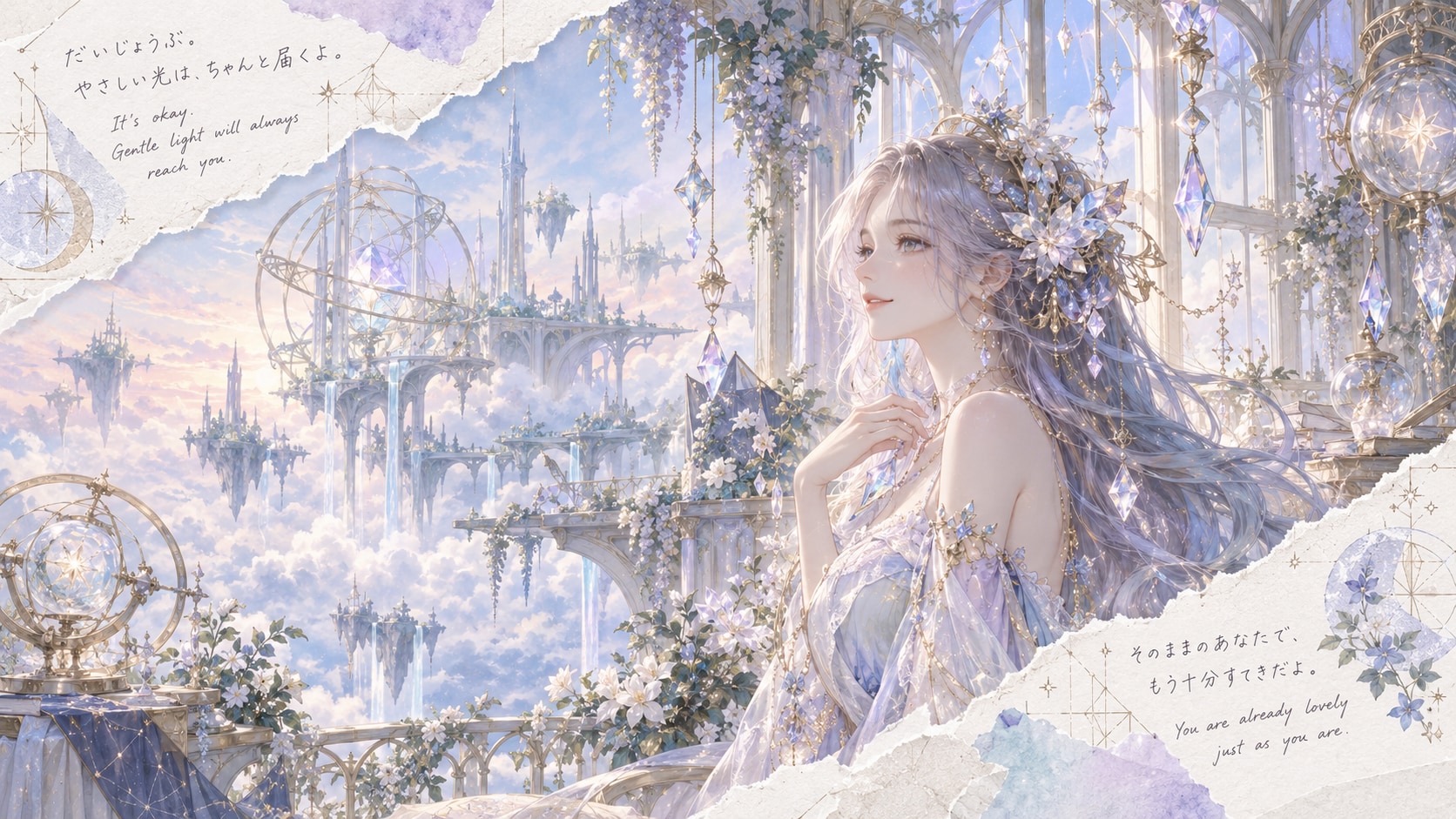 Gentle Light Will Always Reach You  It’s okay.  Gentle light will always find its way to you.  You d | の人気AIイラスト・グラビア