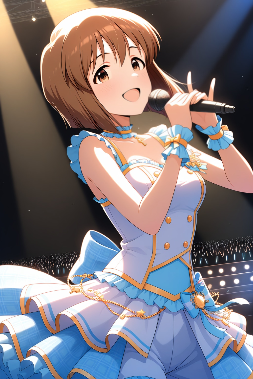 萩原雪歩のソロライブコンサート🎵❤️ | の人気AIイラスト・グラビア