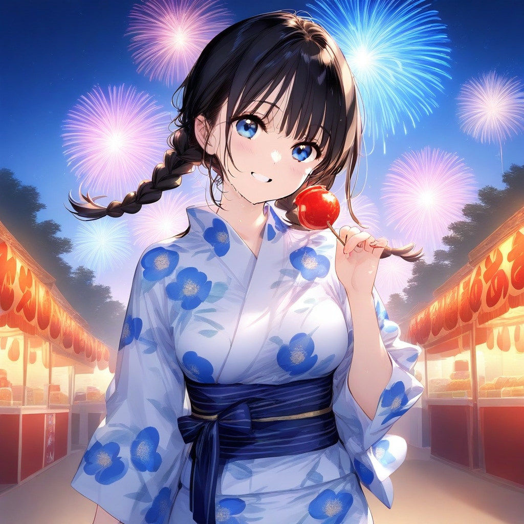 茉里奈ちゃんの浴衣姿