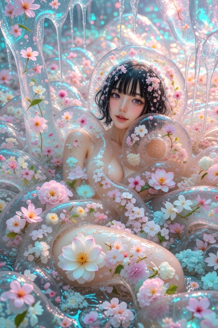花スライム触手