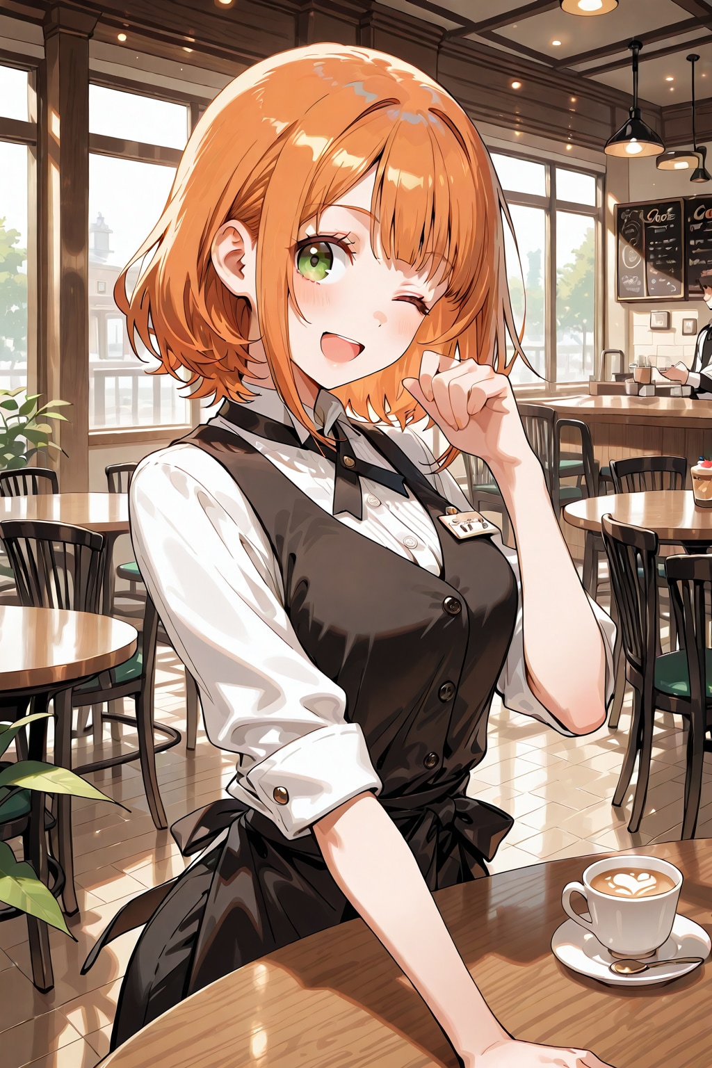 カフェ店員さん | の人気AIイラスト・グラビア