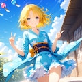 風鈴の音を楽しんで 2枚目