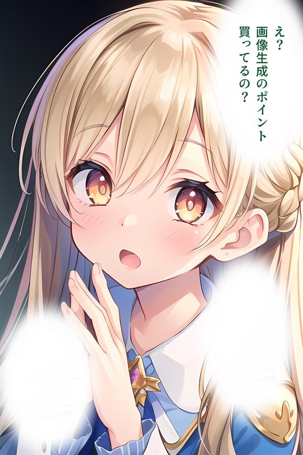 【お題】ちちぷい画像生成ポイント