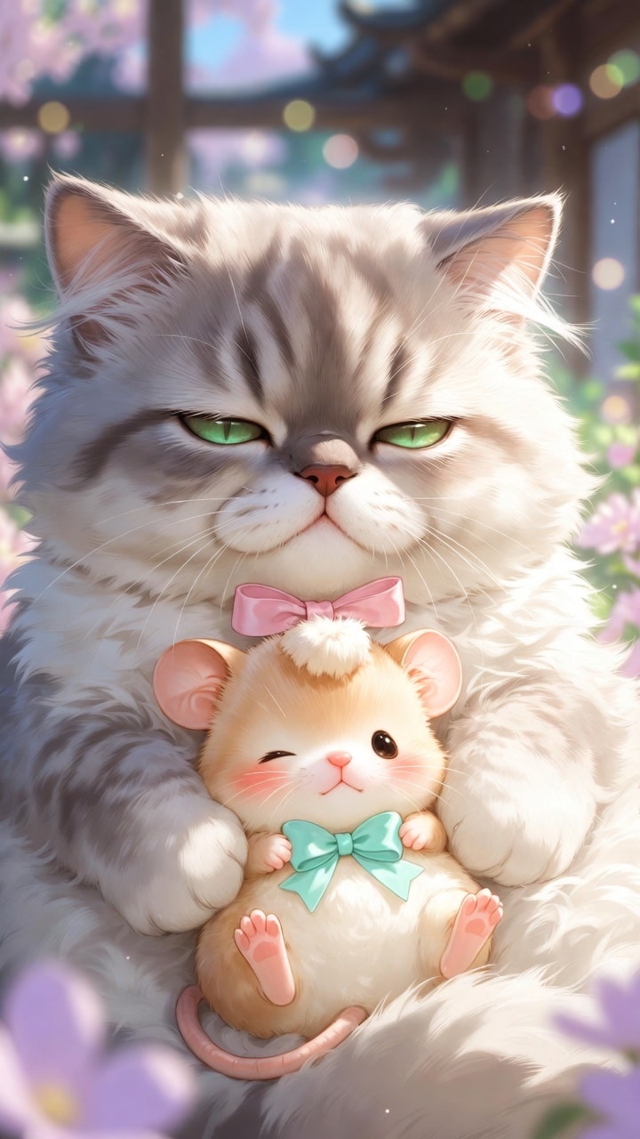 ねことねずに | の人気AIイラスト・グラビア