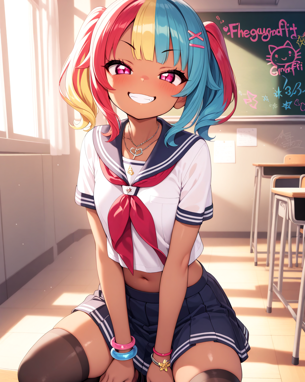 今日は派手髪の日