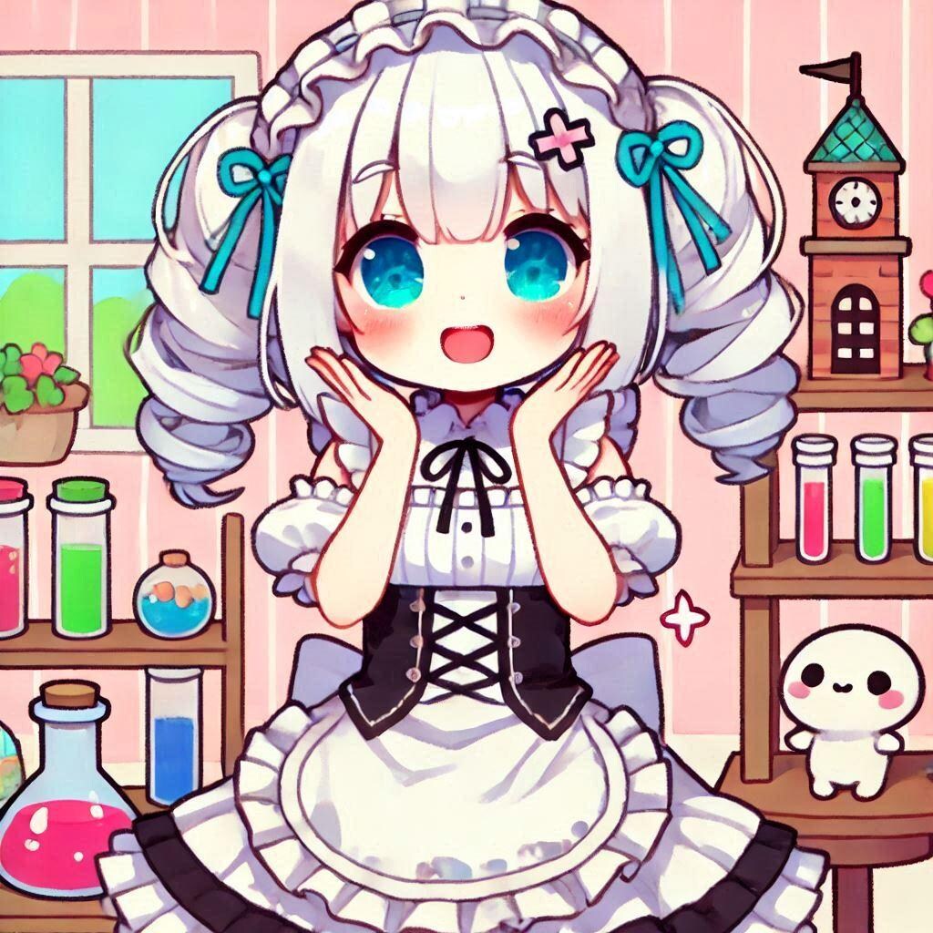 白髪の可愛い女の子【167】