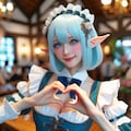 エルフのメイドカフェ 5枚目