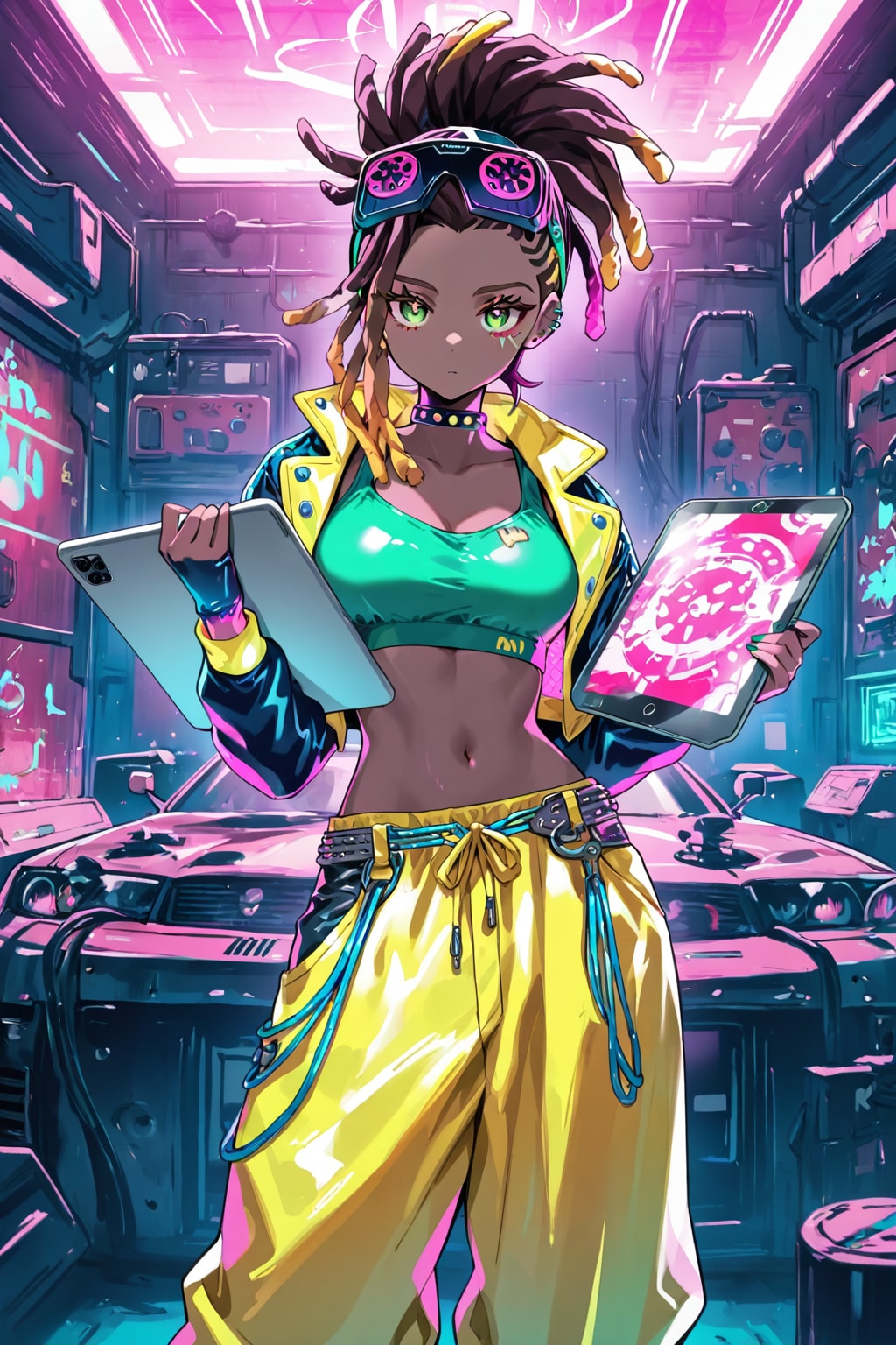 ルシア・ドレムド(サイバーパンクスタイル)