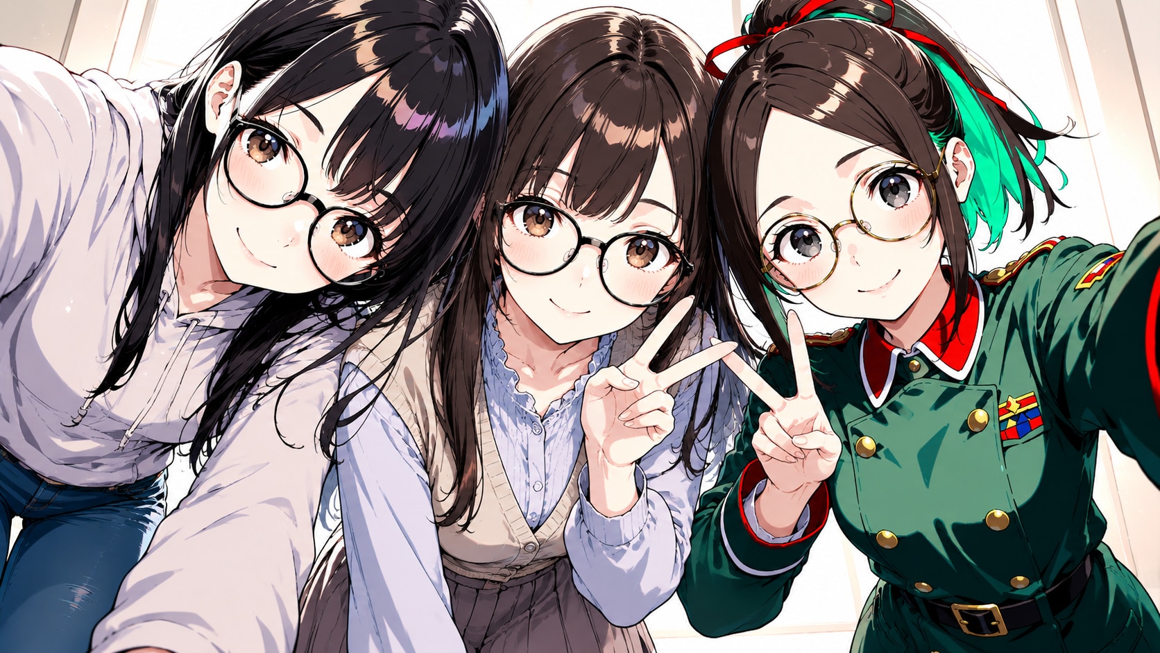 みんなで一緒に | の人気AIイラスト・グラビア