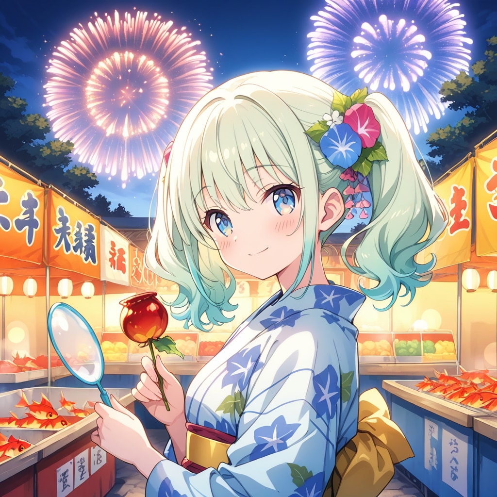 金魚すくいというか魚市場