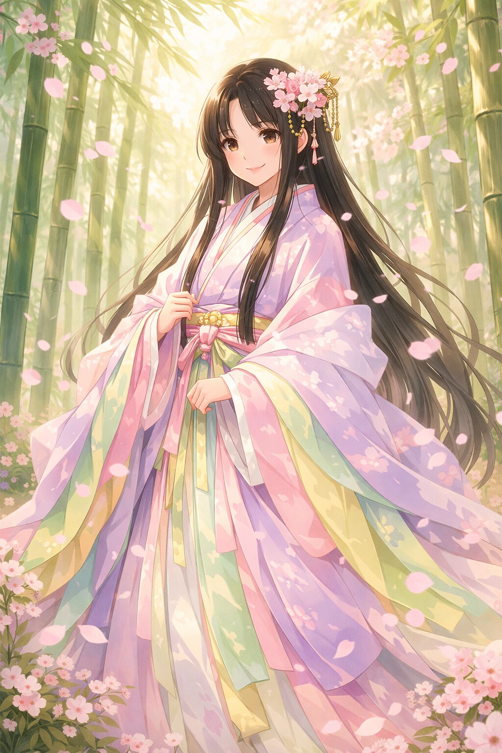 春色に染まるかぐや姫 | の人気AIイラスト・グラビア