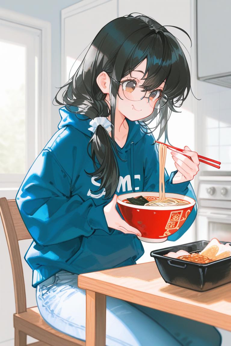 <うちの子ちゃん>🍜 | の人気AIイラスト・グラビア