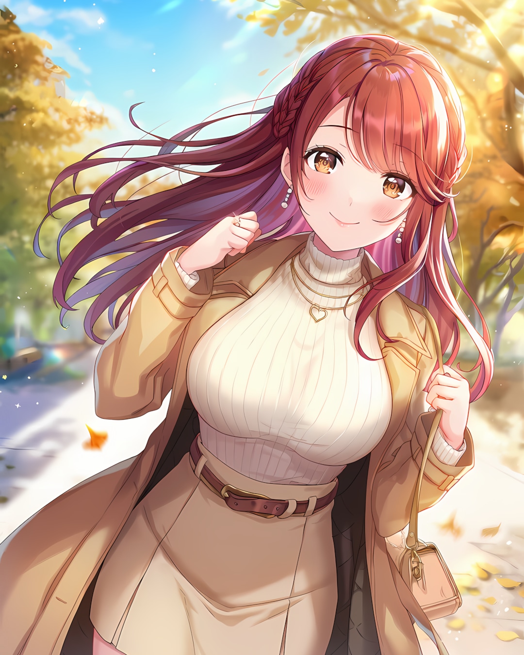 ☀️公園通勤の甘めコーデ♡ | の人気AIイラスト・グラビア