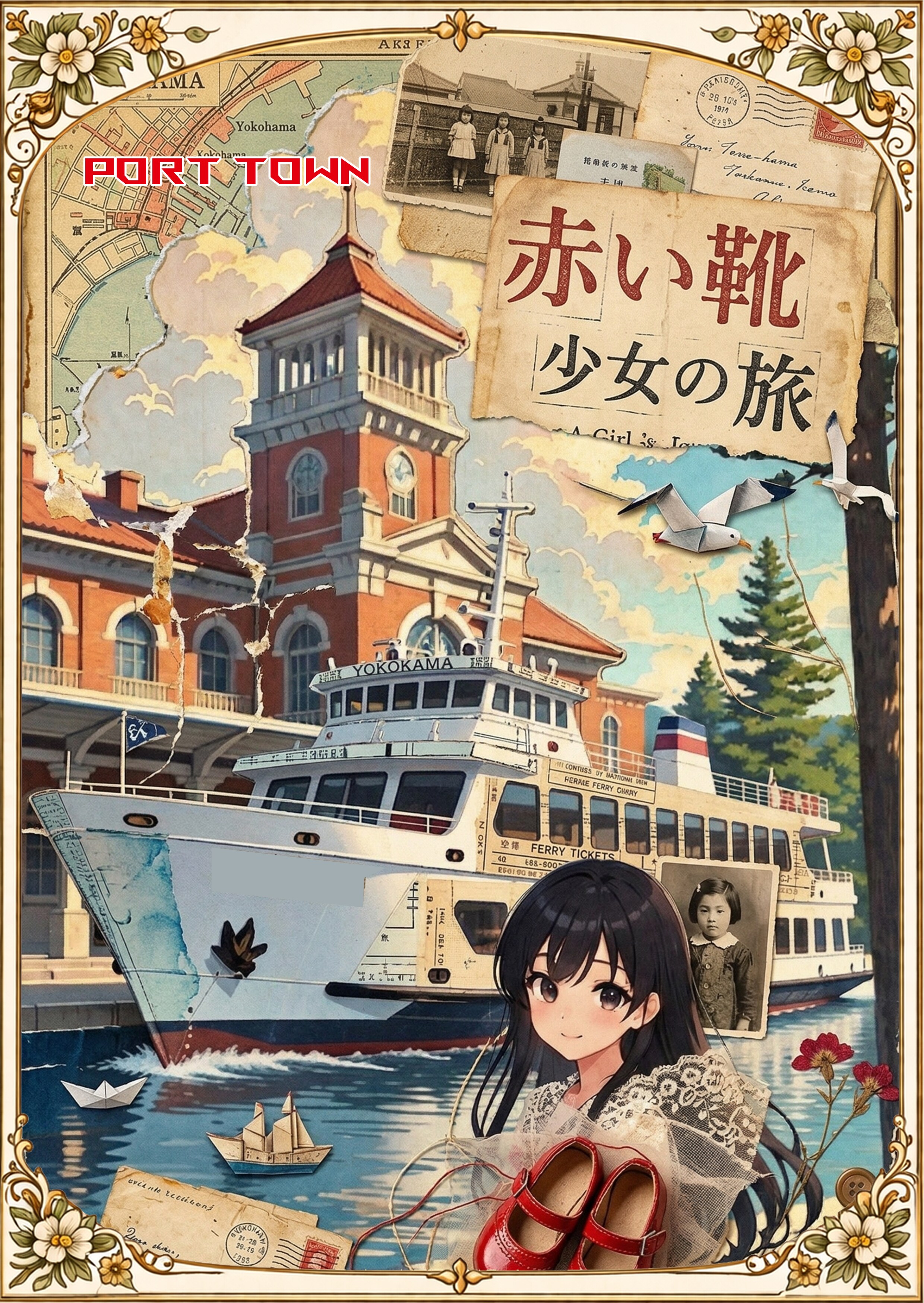 赤い靴履いてた女の子