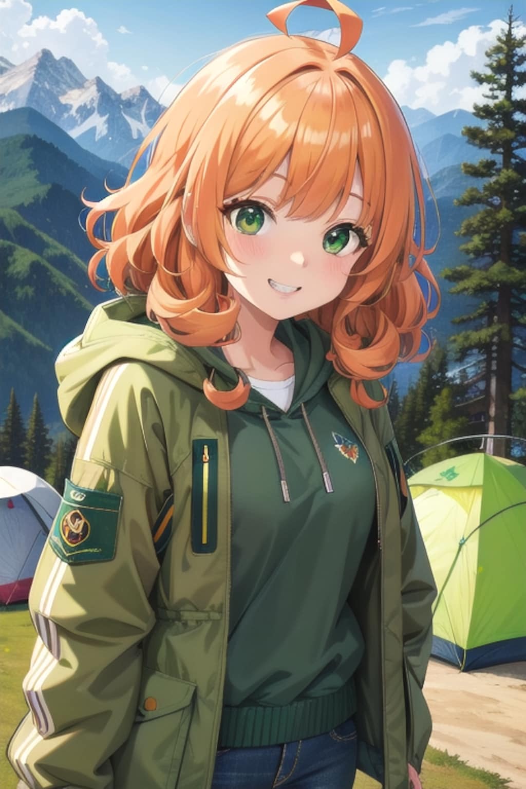 キャンプ！　橘 陽菜（たちばな ひな）