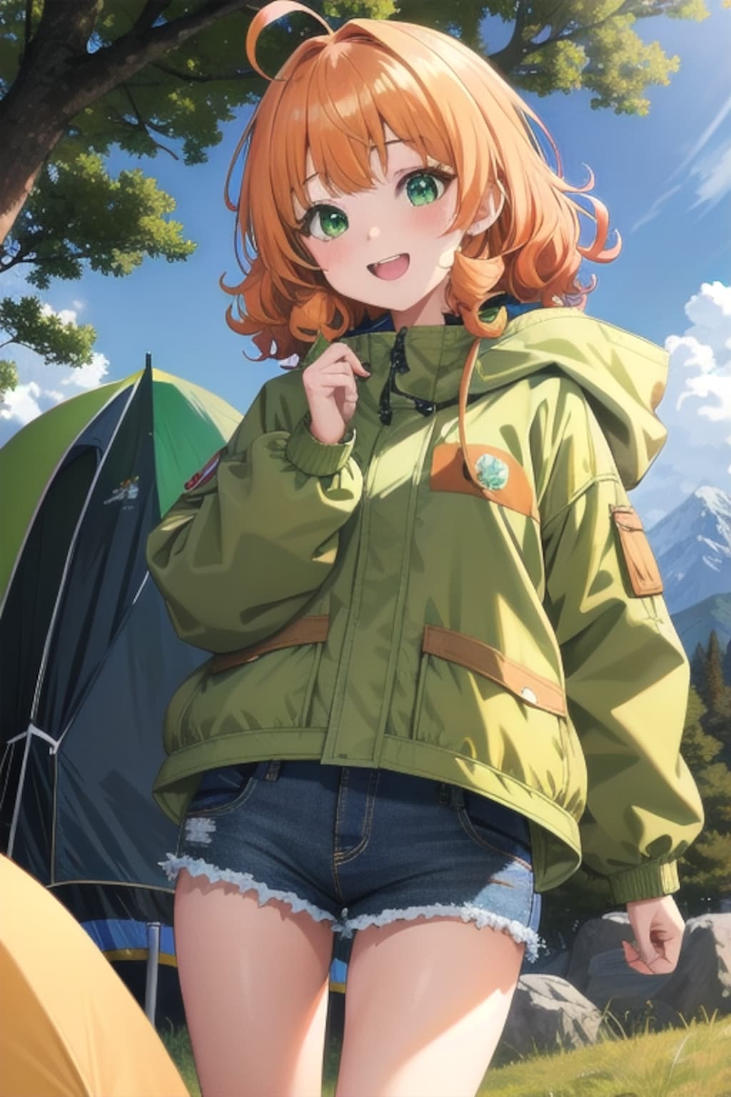 キャンプ！　橘 陽菜（たちばな ひな）