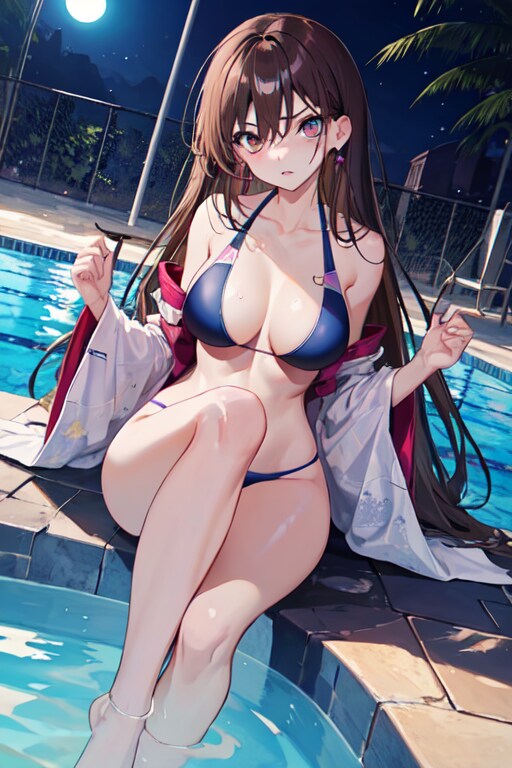 夏暑いので水着✨