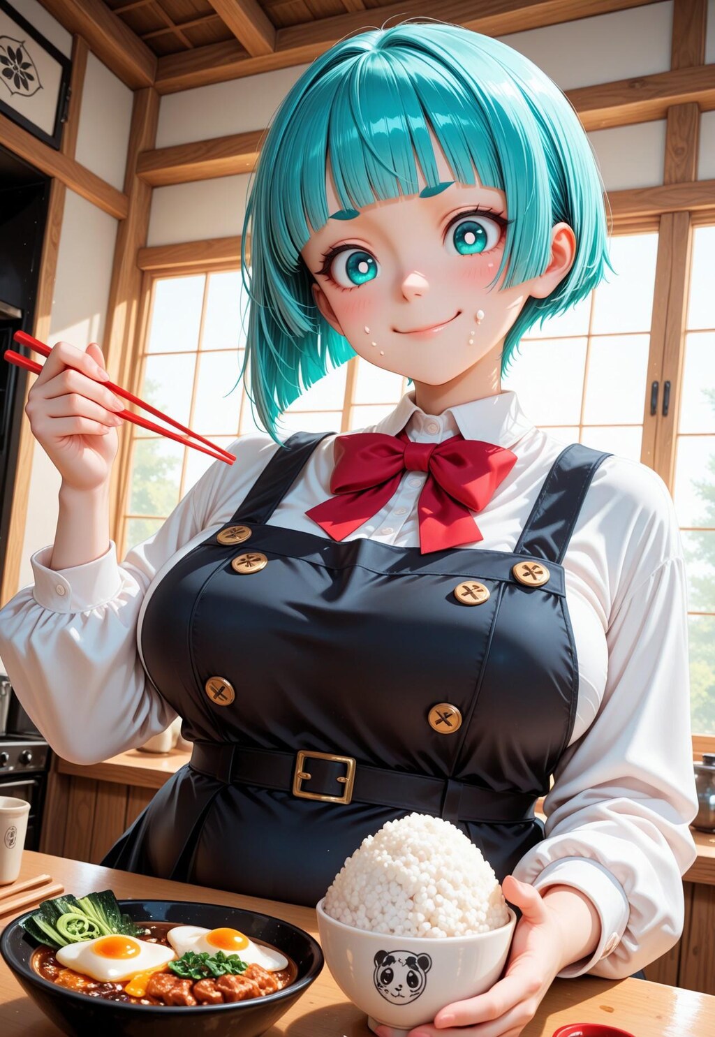 おかっぱの娘をお借りしました🍚