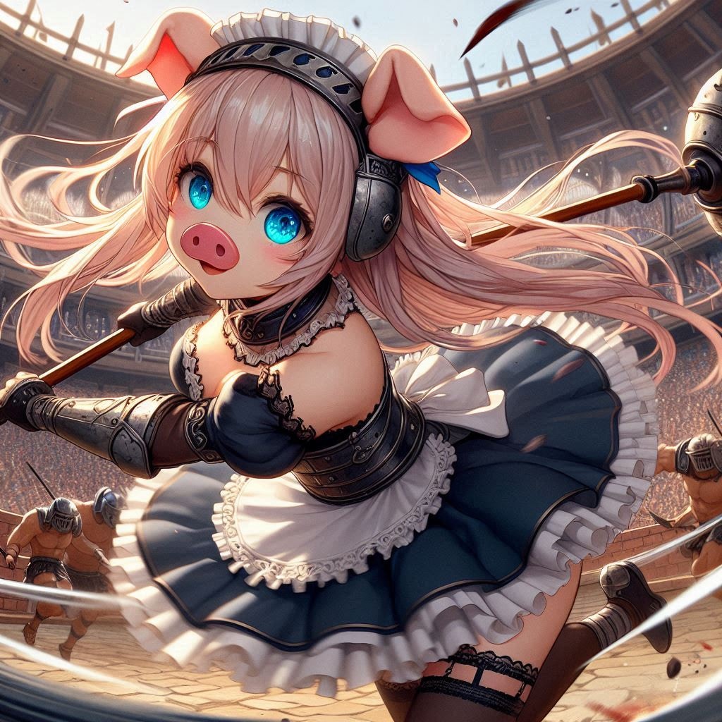 闘技場の豚鼻プリマ