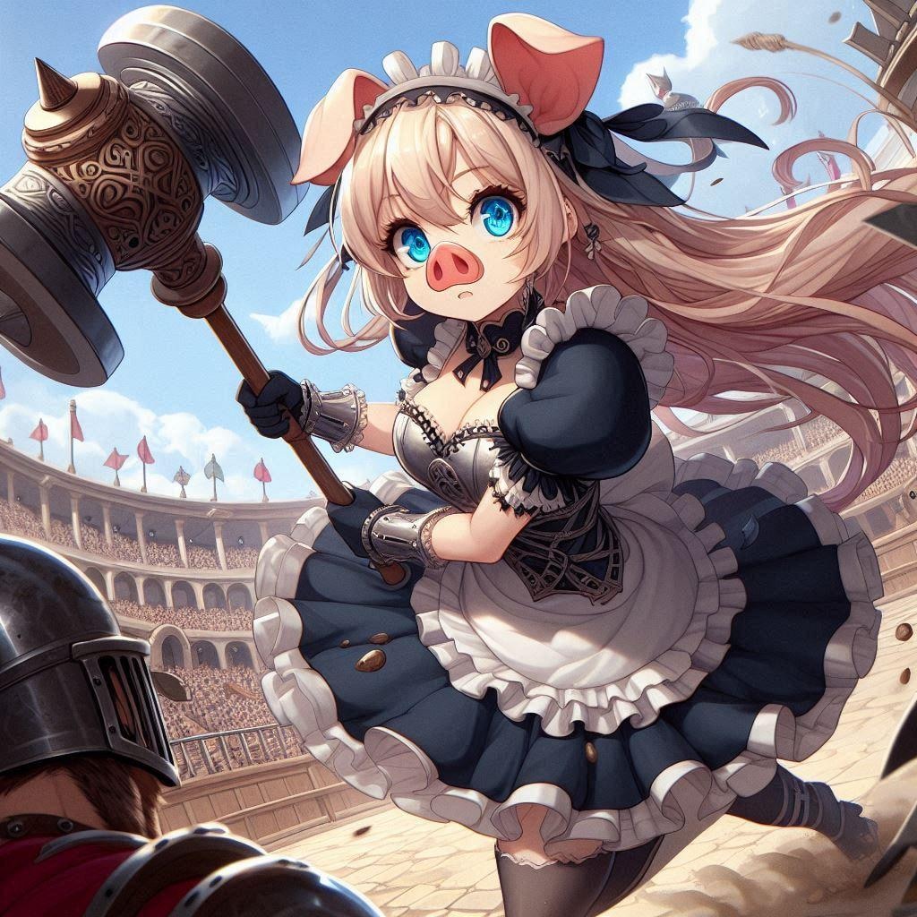 闘技場の豚鼻プリマ