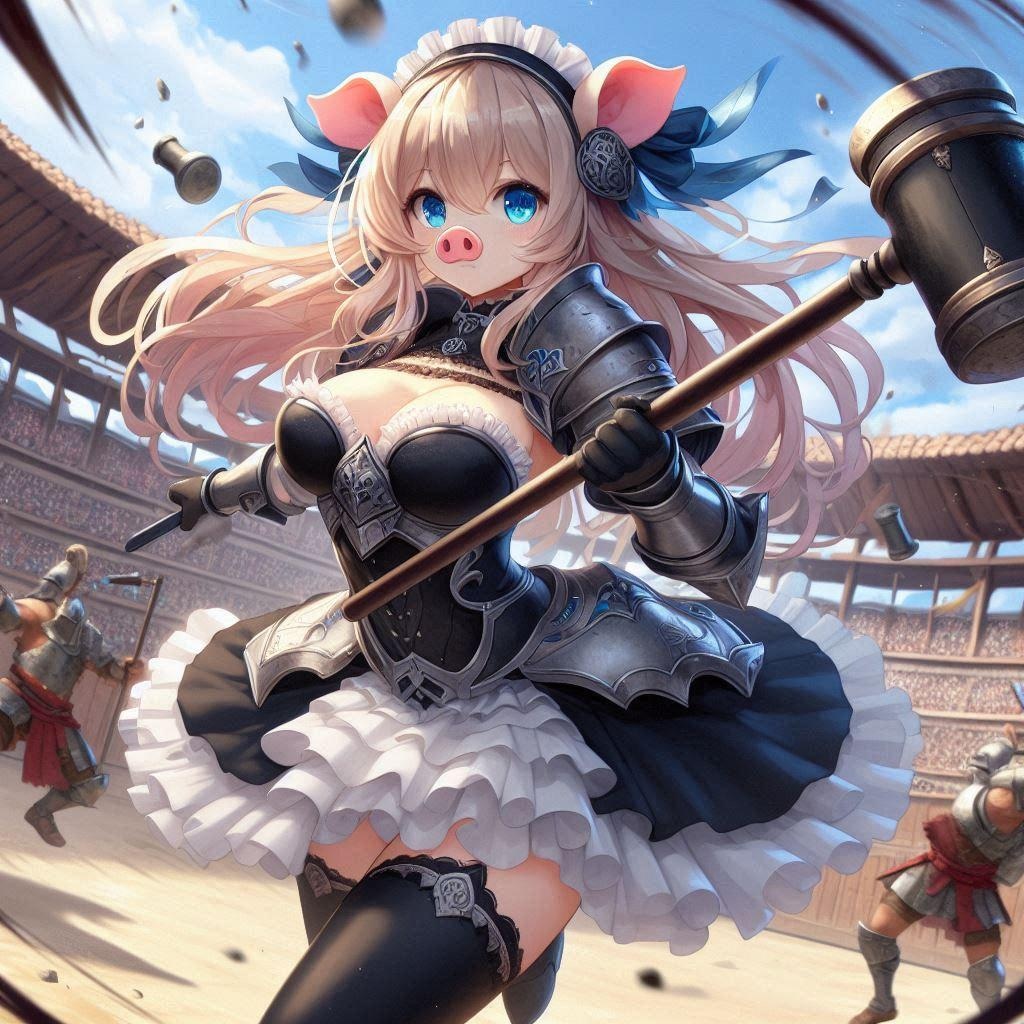 闘技場の豚鼻プリマ