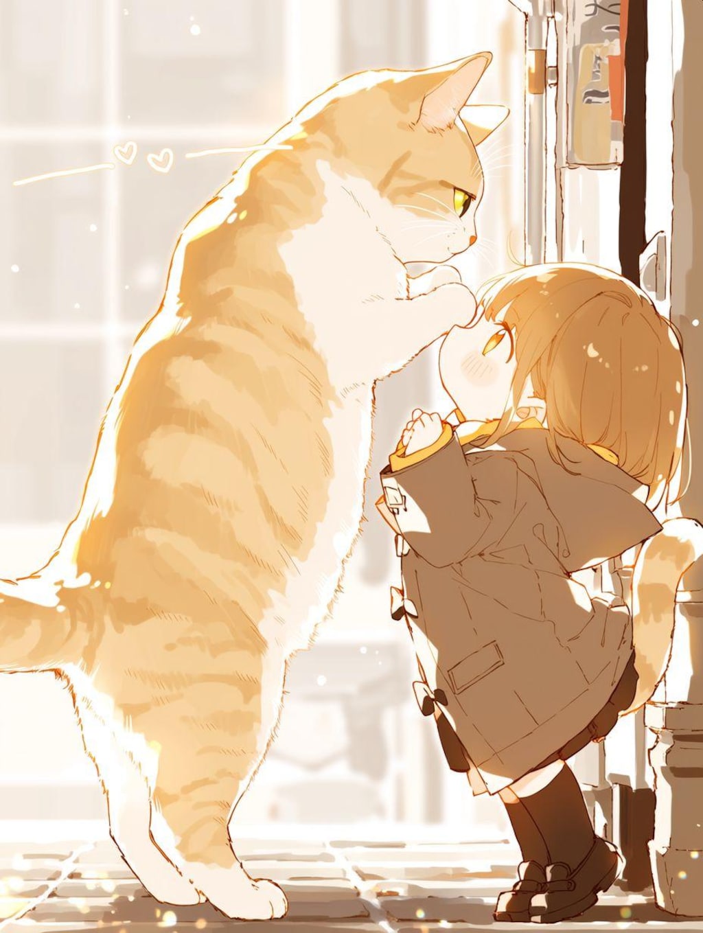 おっきい猫がやってきた！