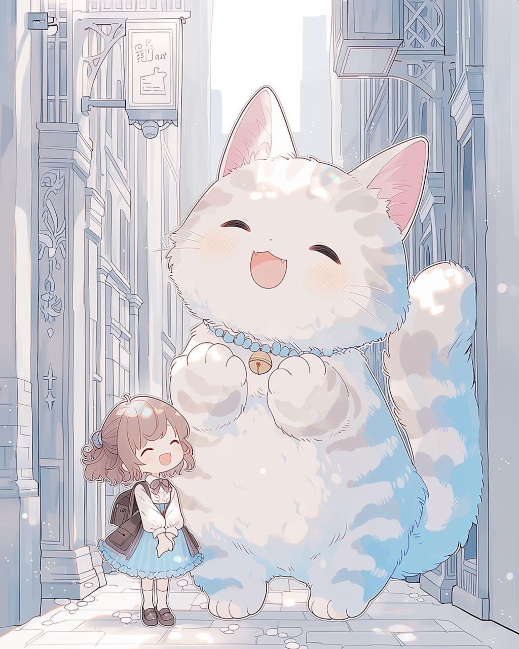 おっきい猫がやってきた！