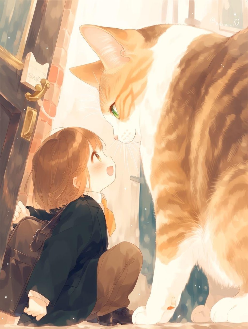 おっきい猫がやってきた！