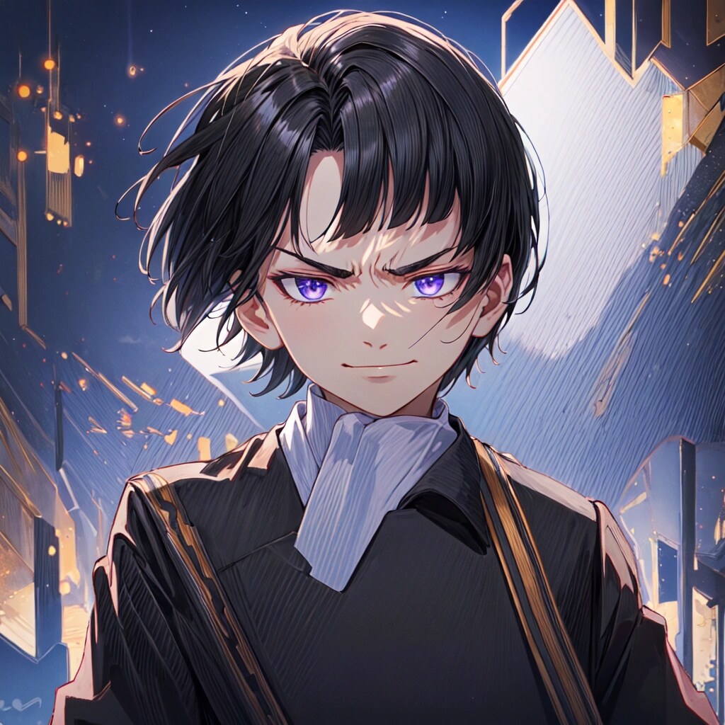 ネクタイな、黒髪おかっぱ男性★(5枚)