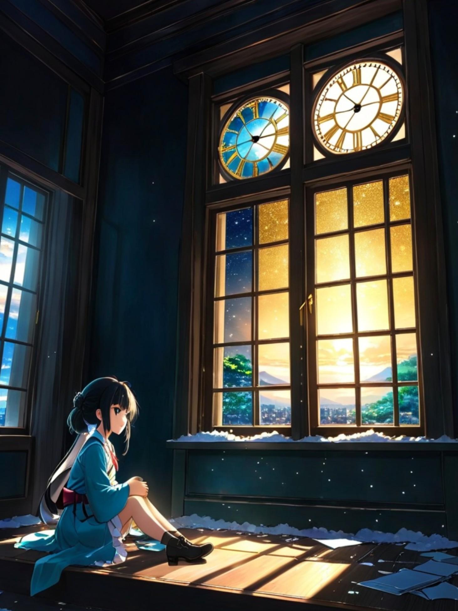 窓辺と少女