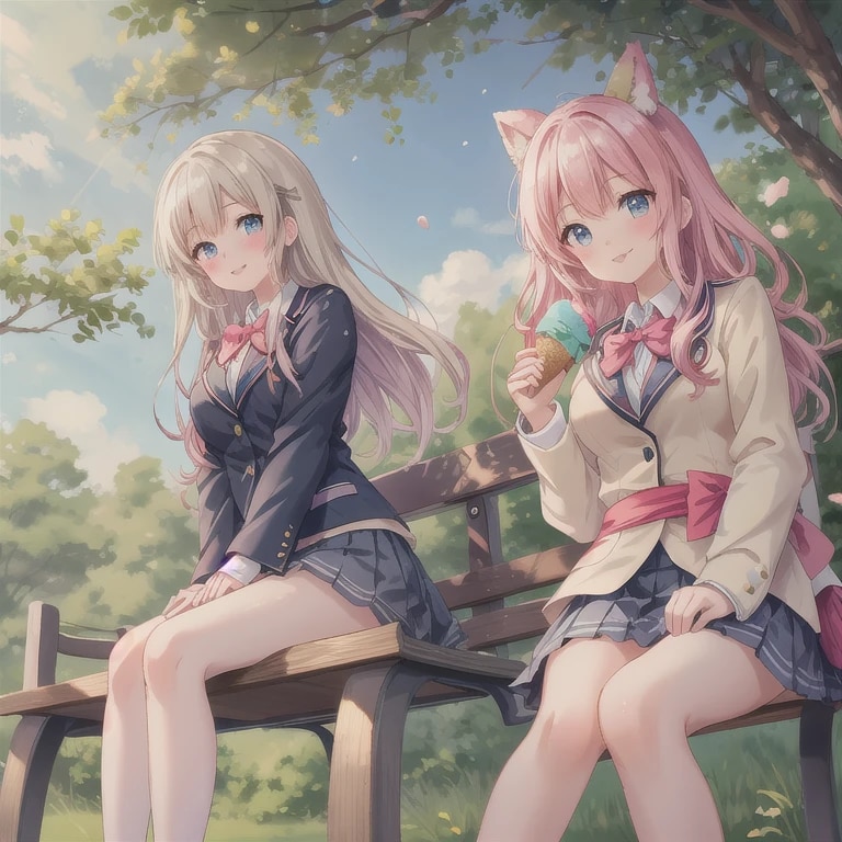 ブレザーの少女たち | の人気AIイラスト・グラビア