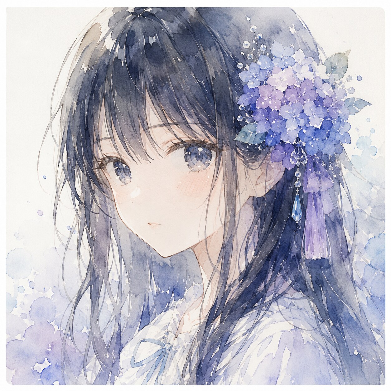 あじさいの少女