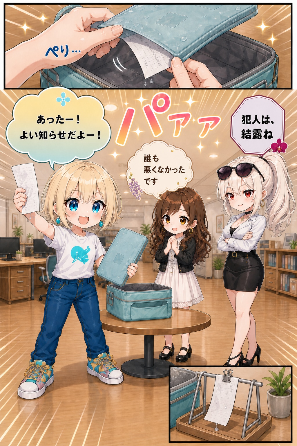 冷たいレシートの謎 ～犯人は、夏の結露！？～