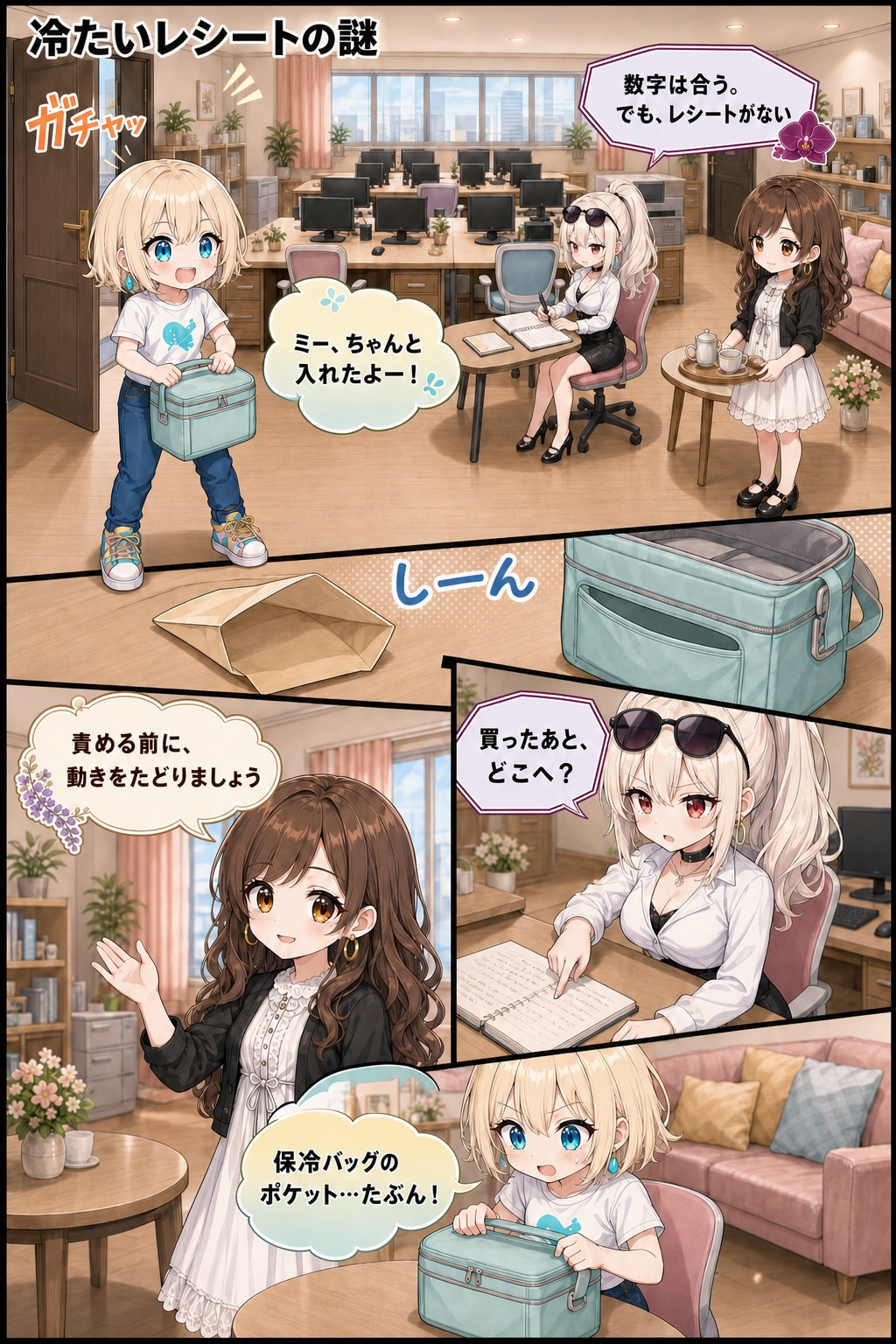 冷たいレシートの謎 ～犯人は、夏の結露！？～