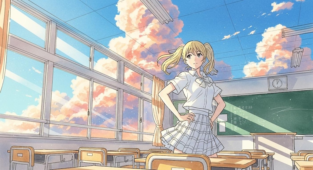 金髪ツインテール-ImageFX編