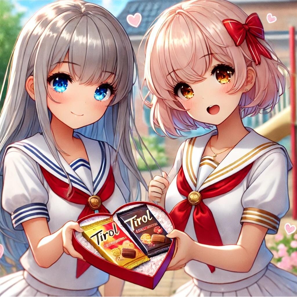 チョコと笑顔をプレゼント！