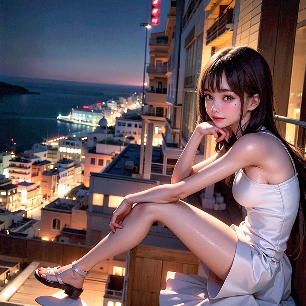 夜の海