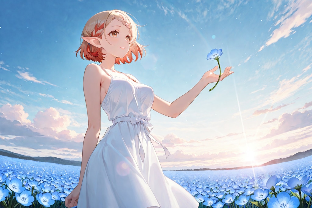 BONSAIでネモフィラ