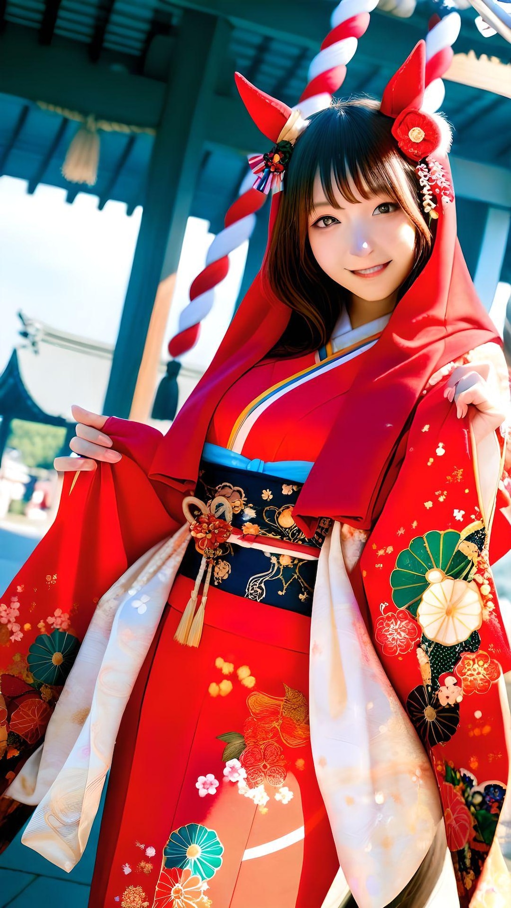 ウマ年の初詣 3